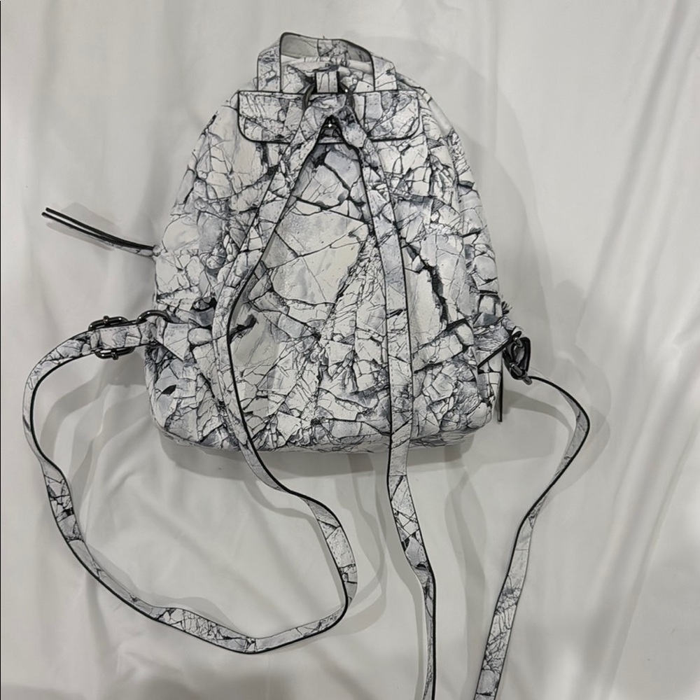 Marble Pattern Backpack - image 2